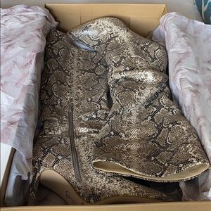 Jessica Simpson New Python Knee High Slouchy Boots